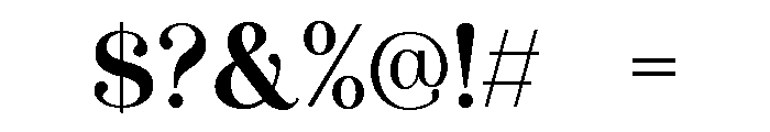 Erva Esra Demo SemiBold Font OTHER CHARS