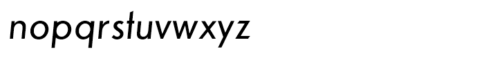Erbar Italic Font LOWERCASE