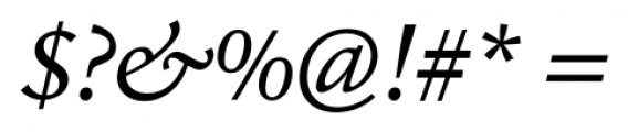 Erato Italic Font OTHER CHARS