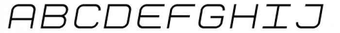 ER9 Italic Font UPPERCASE