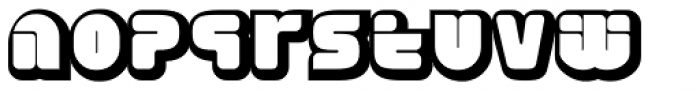 Eraser Forty Guage Font LOWERCASE