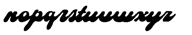 Eration Script Font LOWERCASE