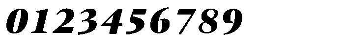 Erato Nova Black Italic Font OTHER CHARS
