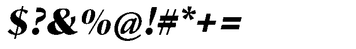 Erato Nova Black Italic Font OTHER CHARS