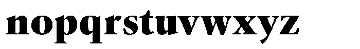 Erato Nova Black Font LOWERCASE