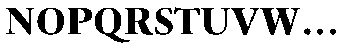Erato Nova Bold Font UPPERCASE