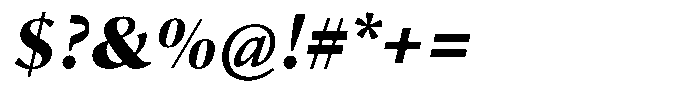 Erato Nova Extrabold Italic Font OTHER CHARS