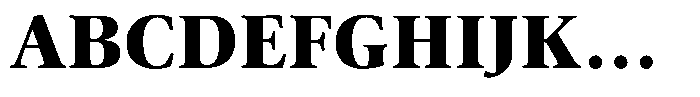 Erato Nova Extrabold Font UPPERCASE