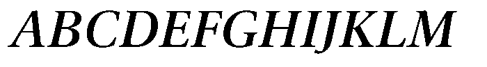 Erato Nova Medium Italic Font UPPERCASE