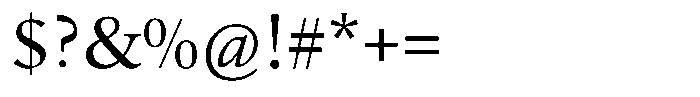 Erato Nova Regular Font OTHER CHARS
