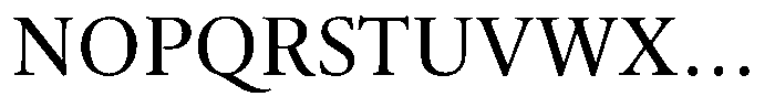 Erato Nova Regular Font UPPERCASE