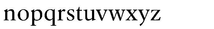 Erato Nova Regular Font LOWERCASE