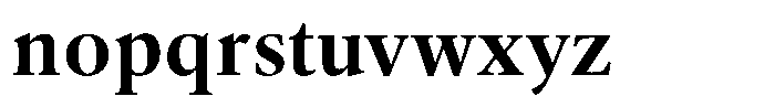 Erato Nova Semibold Font LOWERCASE