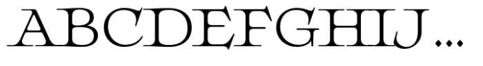 Eredia Antique Font UPPERCASE