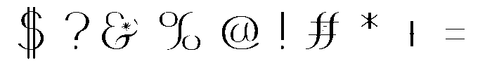 Eregalle Font OTHER CHARS
