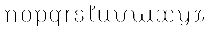 Eregalle Font LOWERCASE