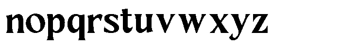 Eregine Font LOWERCASE