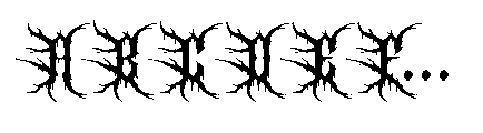Erethyl Font UPPERCASE