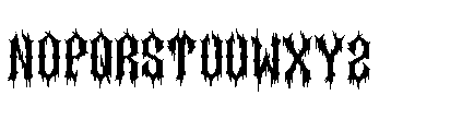 Erethyl Font LOWERCASE