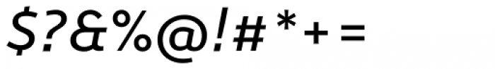 Ergonomique Italic Font OTHER CHARS