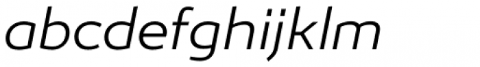 Ergonomique Light Italic Font LOWERCASE