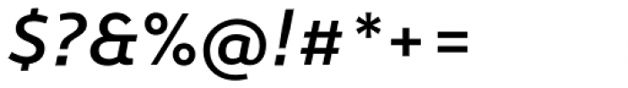Ergonomique Medium Italic Font OTHER CHARS