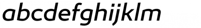 Ergonomique Medium Italic Font LOWERCASE
