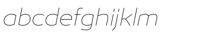Ergonomique Thin Italic FONT
