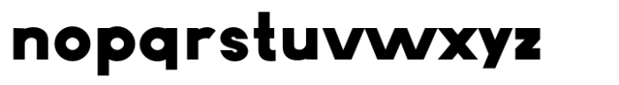 Erigo Black Font LOWERCASE