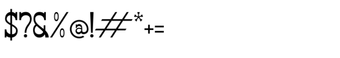 Erikoji Regular Font OTHER CHARS
