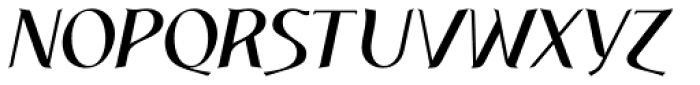Eris Pro High Medium Italic Font UPPERCASE