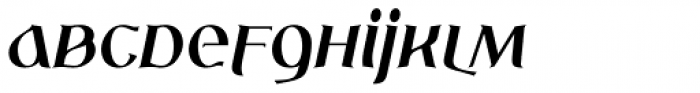Eris Pro High Medium Italic Font LOWERCASE