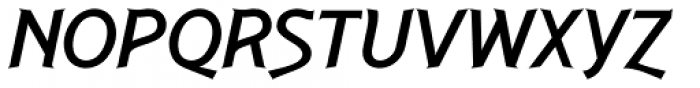 Eris Pro Semi Bold Italic Font UPPERCASE