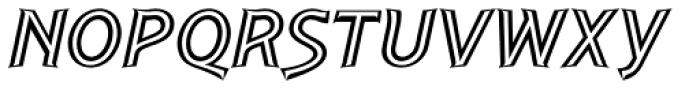 Eris Pro Strap Italic Font UPPERCASE
