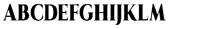 Eritza Black Condensed Font UPPERCASE