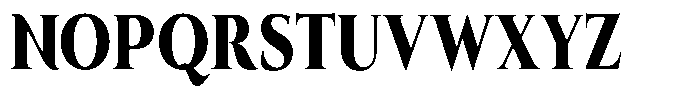 Eritza Black Condensed Font UPPERCASE
