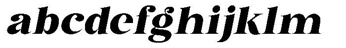Eritza Black Italic FONT