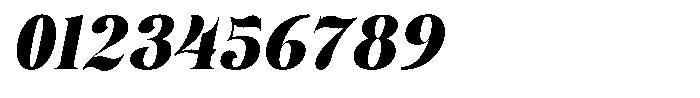 Eritza Black Semi Condensed Italic Font OTHER CHARS
