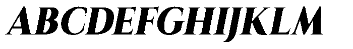 Eritza Black Semi Condensed Italic Font UPPERCASE