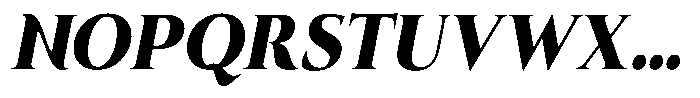 Eritza Black Semi Condensed Italic Font UPPERCASE