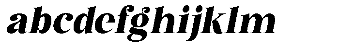 Eritza Black Semi Condensed Italic FONT