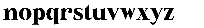 Eritza Black Semi Condensed Font LOWERCASE