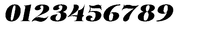 Eritza Black Semi Expanded Italic Font OTHER CHARS