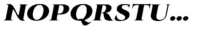 Eritza Black Semi Expanded Italic Font UPPERCASE