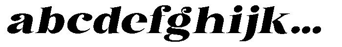 Eritza Black Semi Expanded Italic FONT