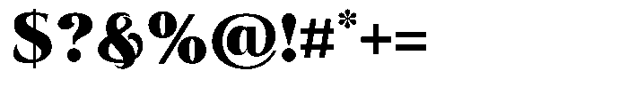 Eritza Black Font OTHER CHARS