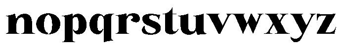 Eritza Black Font LOWERCASE