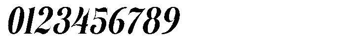 Eritza Bold Condensed Italic Font OTHER CHARS