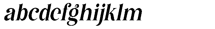Eritza Bold Condensed Italic FONT