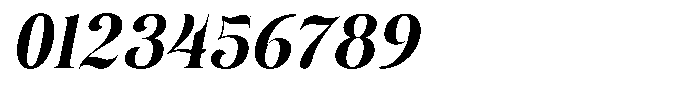 Eritza Bold Semi Condensed Italic Font OTHER CHARS